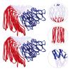 INOOMP 8pcs Basketball Net Replacement Nets for Training Heavy Duty Design Weather Resistant Easy Installation Basketball Supplies view 3