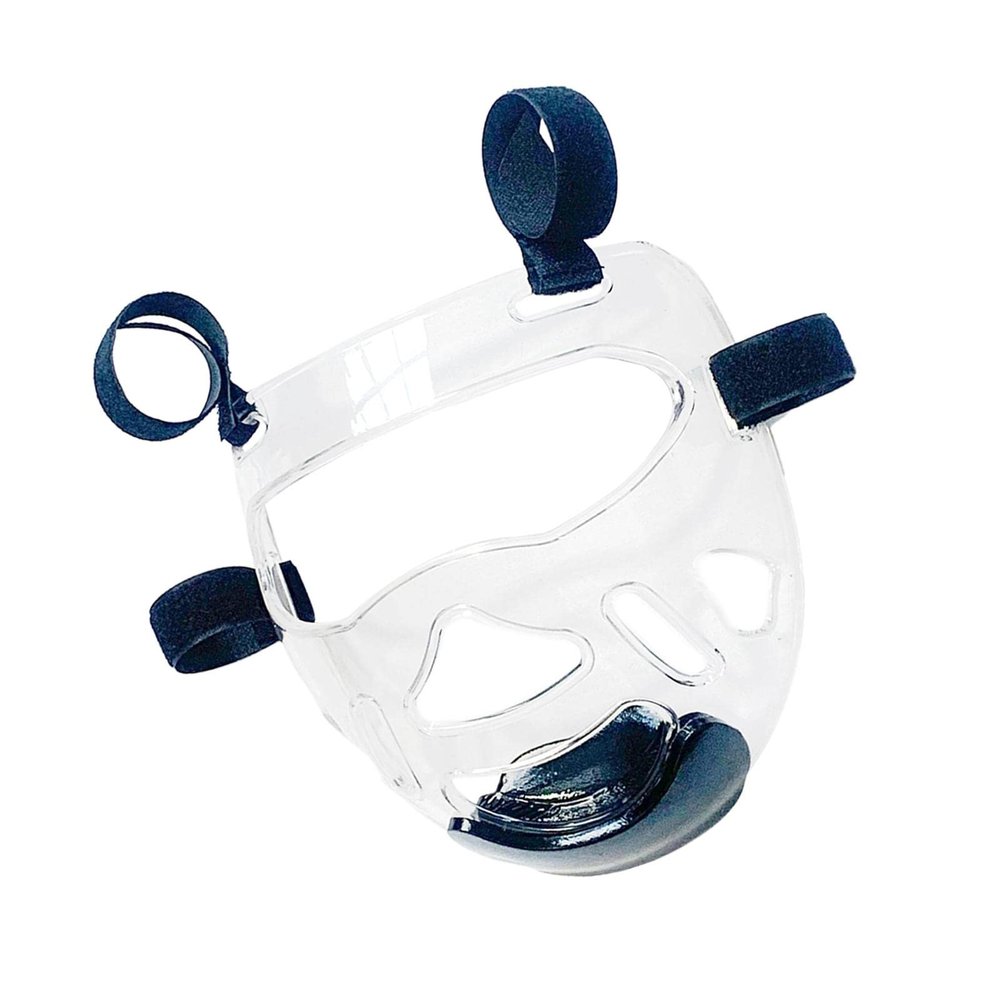 DYNWAVE Transparent Taekwondo Mask, Protective Removable Head Cover, Face Shield, Face Guard Thickening for Martial Arts, Sanda, Karate, Sparring, Boxing, Adults