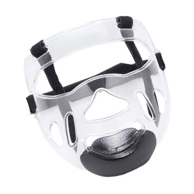 DYNWAVE Transparent Taekwondo Mask, Protective Removable Head Cover, Face Shield, Face Guard Thickening for Martial Arts, Sanda, Karate, Sparring, Boxing, Kids