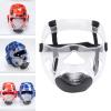 DYNWAVE Transparent Taekwondo Mask, Protective Removable Head Cover, Face Shield, Face Guard Thickening for Martial Arts, Sanda, Karate, Sparring, Boxing, Kids view 2
