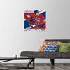 Trends International NHL Montreal Canadiens - Cole Caufield 22 Wall Poster, 14.725" x 22.375", Premium Poster & Push Pin Bundle view 2