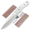 EZSMITH Drop Point Hunter - Full Tang - DIY Blade Kit w/Walnut Scales view 1
