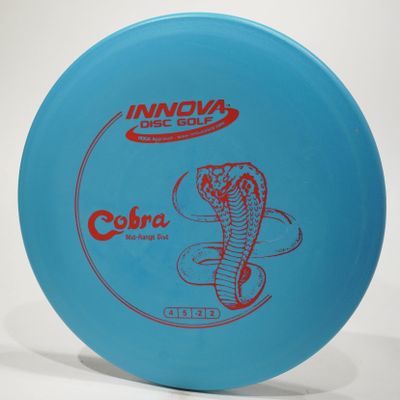 Innova DX Cobra Disc Golf Midrange Disc, Pick Color/Weight [Stamp & Exact Color May Vary] Blue 180 Grams