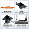 Teal Triangle Pulley Hoist for Kayaks, Canoes, and Paddleboards - Heavy Duty Garage Storage Lift - Kayak Hanger Holds 150 lbs and Fits 10-14 ft Tall Garage Ceilings view 2