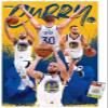 Trends International NBA Golden State Warriors - Stephen Curry 22 Wall Poster, 22.375" x 34", Premium Poster & Push Pin Bundle view 1