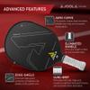 JOOLA Radius Pro Pickleball Paddle with Textured Carbon Grip Surface - Creates More Spin and Maximum Control - Largest Sweetspot - 14mm Pickleball Racket with Response Polypropylene Honeycomb Core view 3