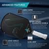 JOOLA Simone Jardim Hyperion CFS Swift Pickleball Paddle - USAPA Approved for Tournament Play - 16mm Carbon Fiber Pickle Ball Racket - Maximum Speed with High Grit & Spin, CFS 16mm Swift view 3