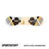 SportsStuff Snow Ryder, Hardwood Snowboard, Perfect for Beginners and Backyard Fun YELLOW 90cm view 2