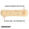 SportsStuff Snow Ryder, Hardwood Snowboard, Perfect for Beginners and Backyard Fun YELLOW 90cm view 3