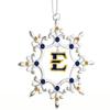 East Tennessee State University Rhinestone Christmas Ornament view 1