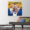 Trends International NBA Golden State Warriors - Stephen Curry 22 Wall Poster, 22.375" x 34", Premium Print and Beechwood Hanger Bundle view 2