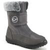 HARENCE Girls Boys Snow Boots: Comfortable Warm Fur Lined Toddler Winter Boot Hook Loop Outdoor Waterproof Slip on Boots for Kids view 1