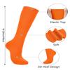 Century Star Orange Knee High Socks - Long Thin Athletic Thigh High Halloween Socks for Women view 4