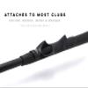 LINKS Golf Grip Trainer Attachment for Improved Hand Positioning on Golf Club (Black) (Black) view 3