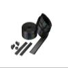 CICLOVATION BAR Tape, Leather Touch_Gamma, Synthetic Leather Featuring Prismatic Gamma Style That is Anti-Slip with Excellent Performance in All Conditions., T.3mm/W.30mm/L.2000mm, Black view 1