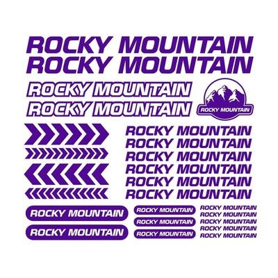 Compatible Kit for Rocky Mountain Stickers Bike Biking MTB BDC BIKE (Pink)