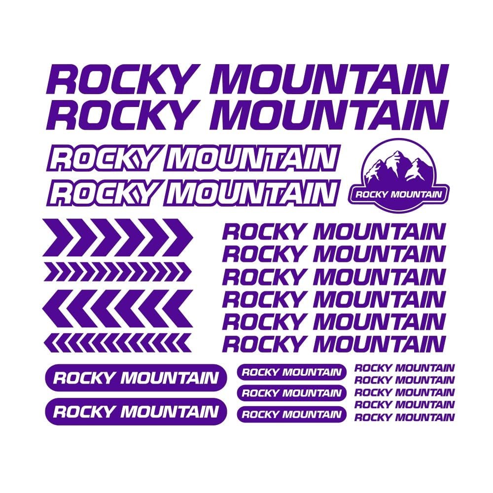 Compatible Kit for Rocky Mountain Stickers Bike Biking MTB BDC BIKE (Pink)