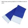 PATIKIL 11.8x2.8 Soccer Captain Armband, 10Pcs Nylon Elastic Protective Arm Badge for Youth Adult Team Adjustable Soccer Rugby Basketball Training, Blue view 3