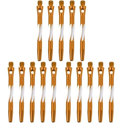 BESPORTBLE Suit 15pcs Thread Accessories Rod Aluminium Shafts Standard Stem Darts Shaft Professional Orange Alloy Ba Stems Supplies
