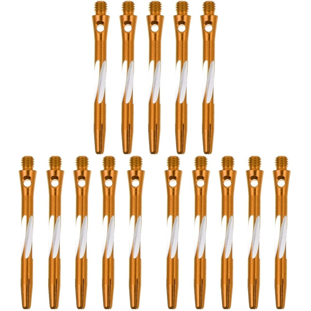 BESPORTBLE Suit 15pcs Thread Accessories Rod Aluminium Shafts Standard Stem Darts Shaft Professional Orange Alloy Ba Stems Supplies