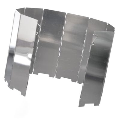 10 Plates Stove Burner Windshield Windscreen Wind Proof for Outdoor Camping