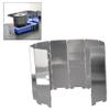 10 Plates Stove Burner Windshield Windscreen Wind Proof for Outdoor Camping view 2