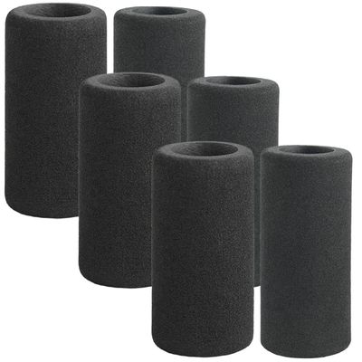 6pcs Bicycle Tires Inflator Accessories Protective Sleeve Mini Inflator Sponge Sleeves Portable Cycle Tire Pump Covers Bike Pump Cover Bike Inflator Accessories
