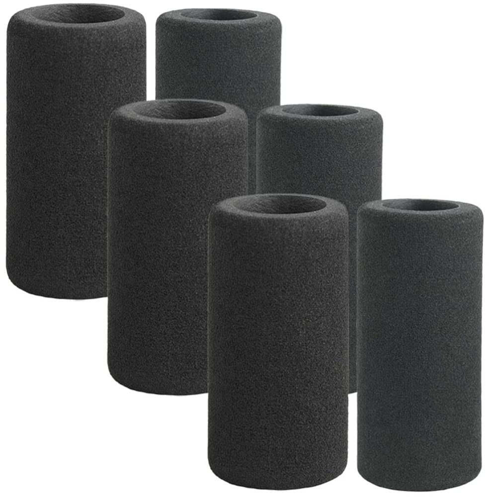 6pcs Bicycle Tires Inflator Accessories Protective Sleeve Mini Inflator Sponge Sleeves Portable Cycle Tire Pump Covers Bike Pump Cover Bike Inflator Accessories