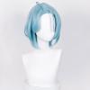 TO KU TOO YUO Cosplay Heat Resistant Synthetic Men Short Blue Wig Cap view 2
