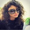 ADE WU Retro Oversized Square Rhinestone Sunglasses Thick Square Frame Sun Glasses Shades (Black Frame Fade Lens) view 2