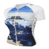 De Soto Femme Skin Cooler Short Sleeve Tri Top (WFVSC1) (Lava Rock Ying Yang, Large) view 1