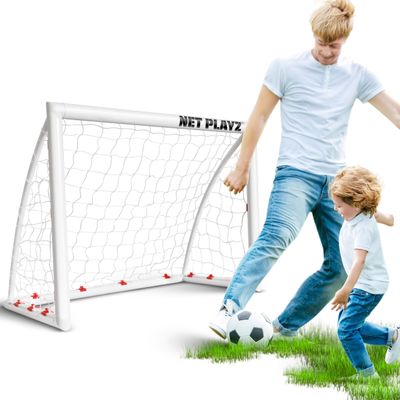Soccer Goals for Backyard, Kids Soccer Net 4'x3' High-Strength Fast Set-Up | Football Soccer Gifts for Age 3 4 5 6 7 8 9 10 11 12 13 14 Year Old Child Teens & Youth (Weatherproof)