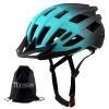 Youth Bike Helmets, Adjustable Teenage Ages 8-14 Bicycle Helmet, Lightweight Road Mountain Cycling Safety Sports Helmets with Detachable Visor Mint-Green M view 2