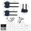 SKT HP Protective Gear for Adults, Knee Pads Elbow Pads Wrist Guards for Inline Skating Biking Skateboarding (Blue) view 2