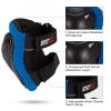 SKT HP Protective Gear for Adults, Knee Pads Elbow Pads Wrist Guards for Inline Skating Biking Skateboarding (Blue) view 3
