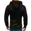 tuduoms Mens Fashion Retro Ombre Hoodies Fashion Casual Full Zip Sweatshirt for Men Lightweight Jacket Long Sleeve Sports Top view 3