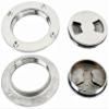 3/4inch Stainless Steel 316 Round Deck Inspection Hatch CoverHeavy Duty Marine Grade Boat Twist Screw Out Deck Inspection Plate Boat Yacht RV Accessories w/fastners (4inch) view 3