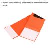 PATIKIL 11.8x2.8 Soccer Captain Armband, 6Pcs Nylon Elastic Protective Arm Badge for Youth Adult Team Adjustable Soccer Rugby Basketball Training, Orange view 3