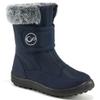 HARENCE Girls Boys Snow Boots: Comfortable Warm Fur Lined Toddler Winter Boot Hook Loop Outdoor Waterproof Slip on Boots for Kids view 1