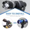 BESPORTBLE Bike Flashlight Mount Rotatable Flashlight Holder Light Bracket for Bike Cycle view 2