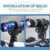 BESPORTBLE Bike Flashlight Mount Rotatable Flashlight Holder Light Bracket for Bike Cycle view 3