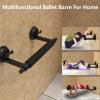 AHDFY Wall Mounted Ballet Barre for Home, Portable Suction Cup Ballet Bar, Height Adjustable, Multifunctional Stretch/Dance Bar for Workout Dance Equipment, Durable Solid Steel Support view 3