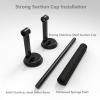 AHDFY Wall Mounted Ballet Barre for Home, Portable Suction Cup Ballet Bar, Height Adjustable, Multifunctional Stretch/Dance Bar for Workout Dance Equipment, Durable Solid Steel Support view 4