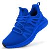 Abboos Women's Walking Shoes Memory Foam Comfortable Sports Shoes Gym Jogging Slip on Tennis Running Sneakers Sapphire Blue Size 5.5 view 1