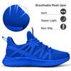 Abboos Women's Walking Shoes Memory Foam Comfortable Sports Shoes Gym Jogging Slip on Tennis Running Sneakers Sapphire Blue Size 5.5 view 3
