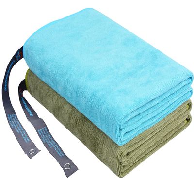 HOPESHINE Gym Towels for Men 20inch X 40inch Women Sweat Large Working Out Microfiber Sports Fast Drying Absorbent Compact Camping, Hiking, Backpacking, Yoga, Travel, Exercise 2-Pack
