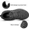 Abboos Womens Running Shoes Mesh Sneakers Tennis Shoes Sports Breathable Outdoor Walking Shoes Dark Grey Size 5.5 view 4