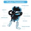 RibasuBB Rear Mounted Kids Bike Seat Attachment for Adult with Cushion,Rear Child Suitable Aged 6 Months to Years,Blue 34.00cm*14.00cm*28.00cm view 4
