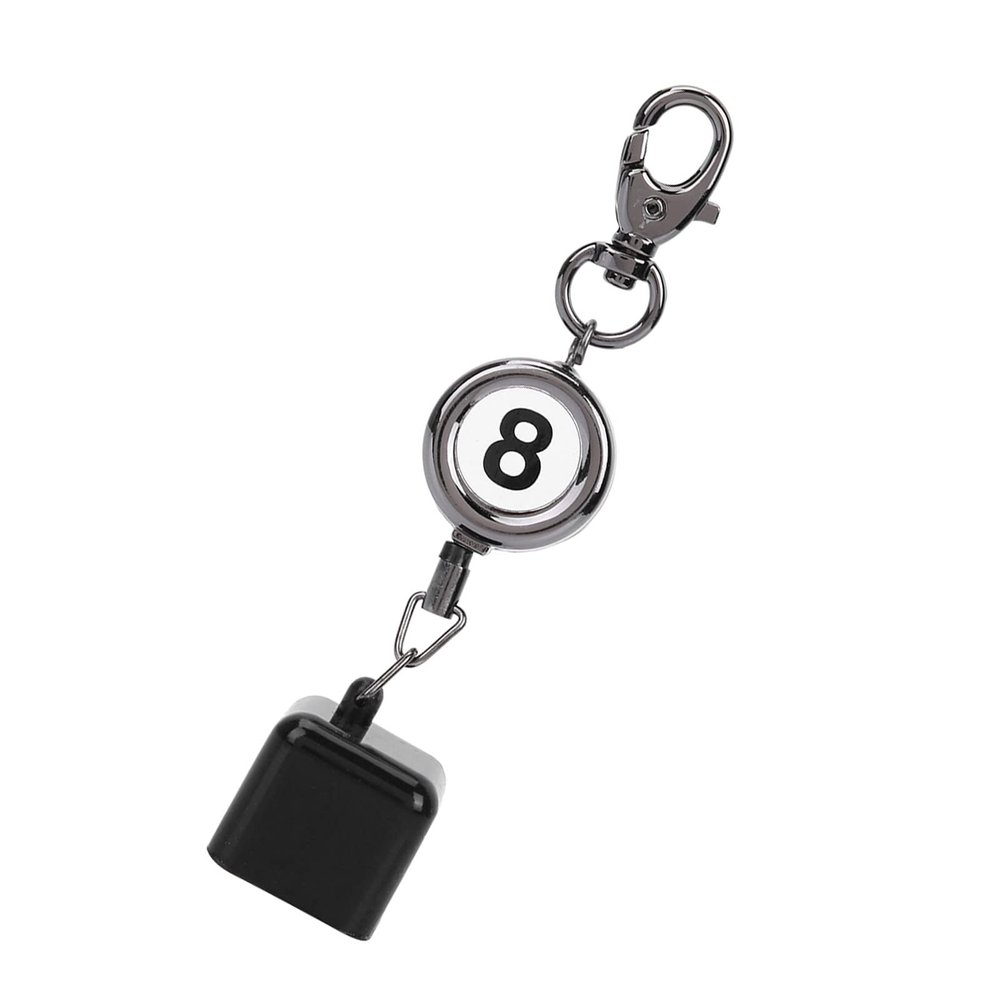 HERCHR Billiards Pool Cue Chalk Holder, Portable Snooker Cue Chalk Holder Retractable Billiards Pool Chalk Holder Pocket Pool Cue Case Billiard Supplies Snooker Practical Tool