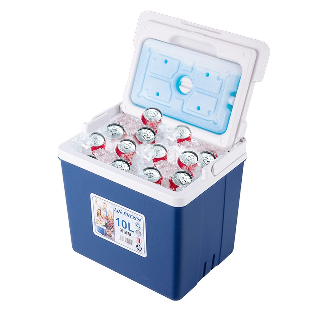 LifeBROS 11/17/19/27 Qt Insulated Portable Cooler Leak-Proof Ice Chest Lunch Box Hard Coolers with Extra Ice Pack for BBQ, Camping, PincnicCarHome Recreationetc.- Blue